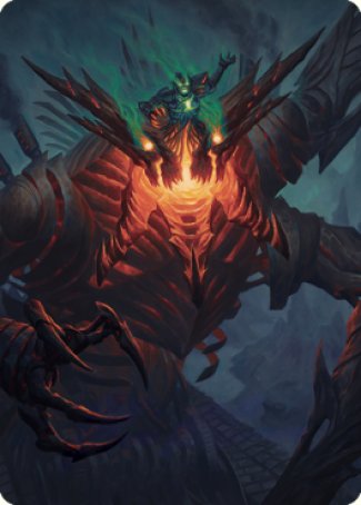 Mishra, Lost to Phyrexia Art Card [The Brothers' War Art Series] | Webway Games