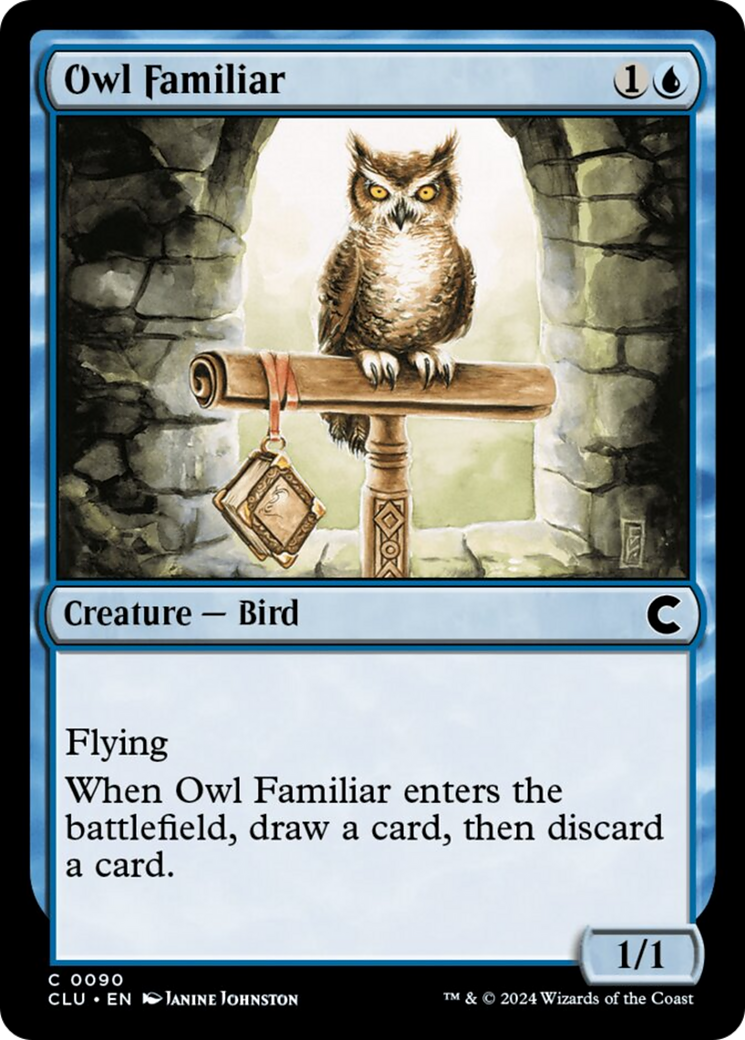 Owl Familiar [Ravnica: Clue Edition] | Webway Games