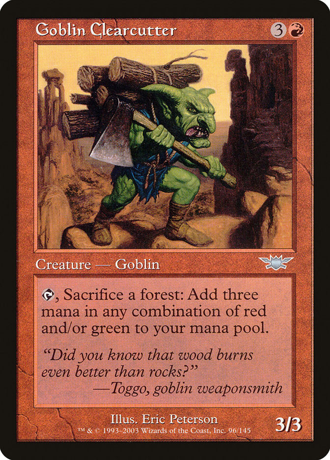 Goblin Clearcutter [Legions] | Webway Games