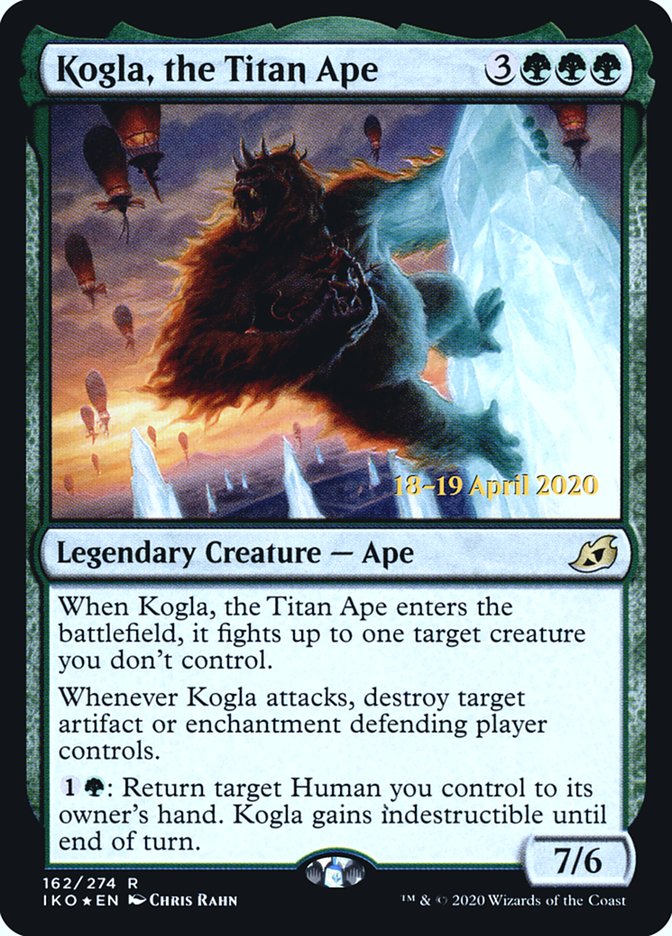 Kogla, the Titan Ape  [Ikoria: Lair of Behemoths Prerelease Promos] | Webway Games