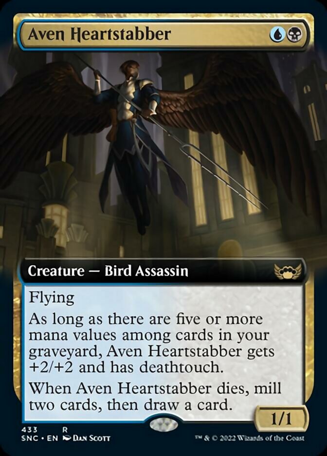 Aven Heartstabber (Extended Art) [Streets of New Capenna] | Webway Games