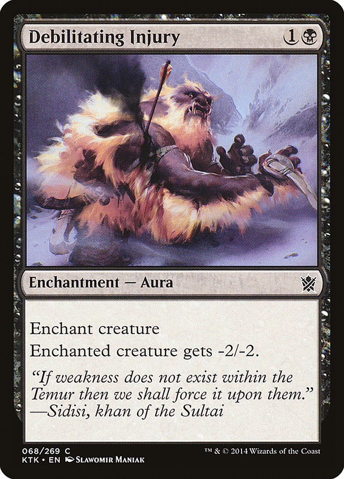 Debilitating Injury [Khans of Tarkir] | Webway Games
