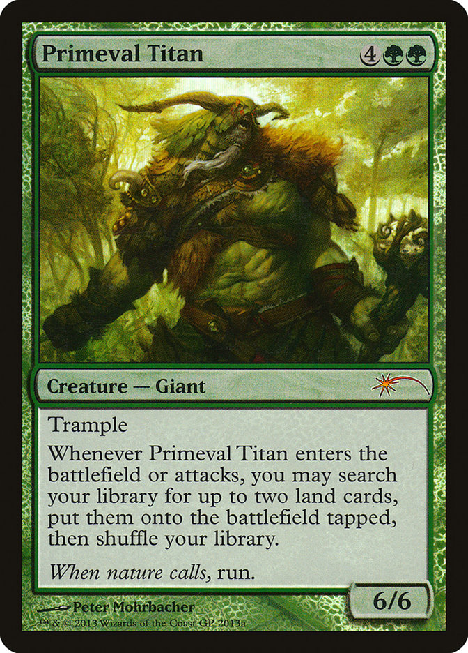 Primeval Titan (Grand Prix) [Grand Prix Promos] | Webway Games