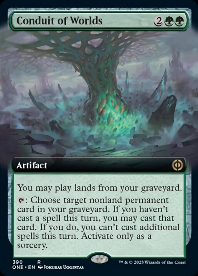 Conduit of Worlds (Extended Art) [Phyrexia: All Will Be One] | Webway Games