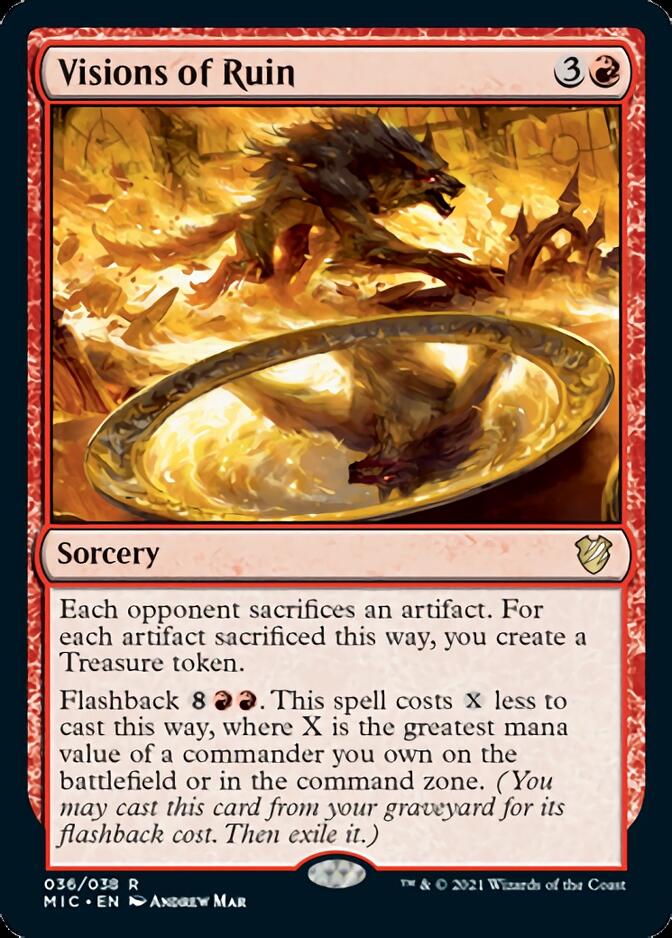 Visions of Ruin [Innistrad: Midnight Hunt Commander] | Webway Games