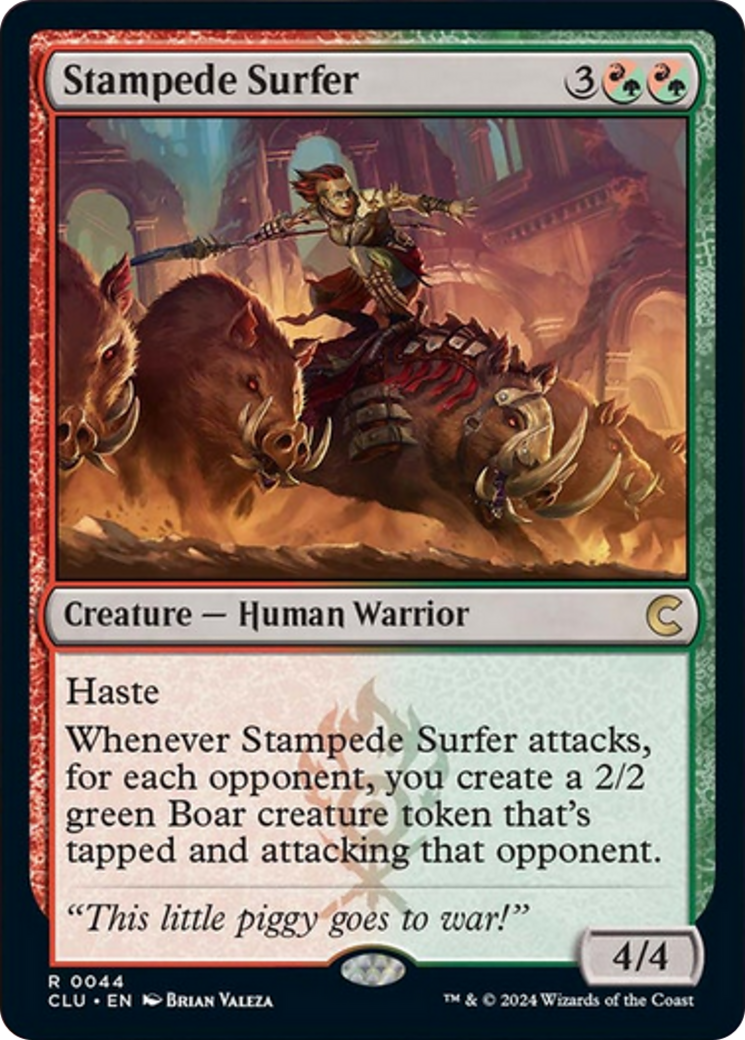 Stampede Surfer [Ravnica: Clue Edition] | Webway Games