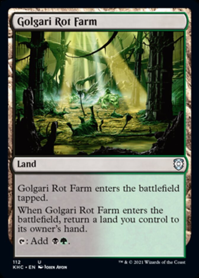 Golgari Rot Farm [Kaldheim Commander] | Webway Games