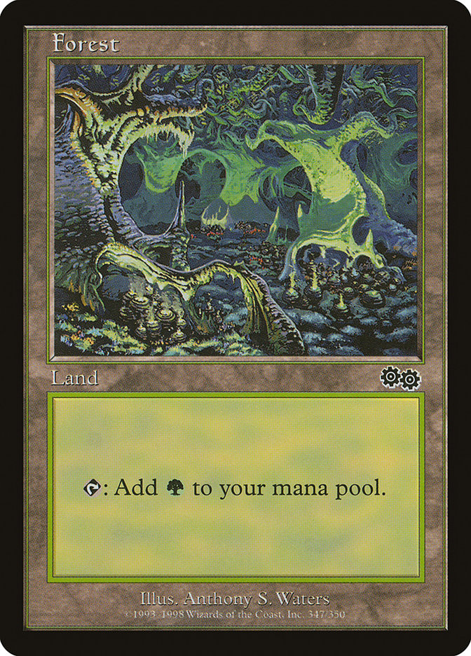Forest (#347) [Urza's Saga] | Webway Games