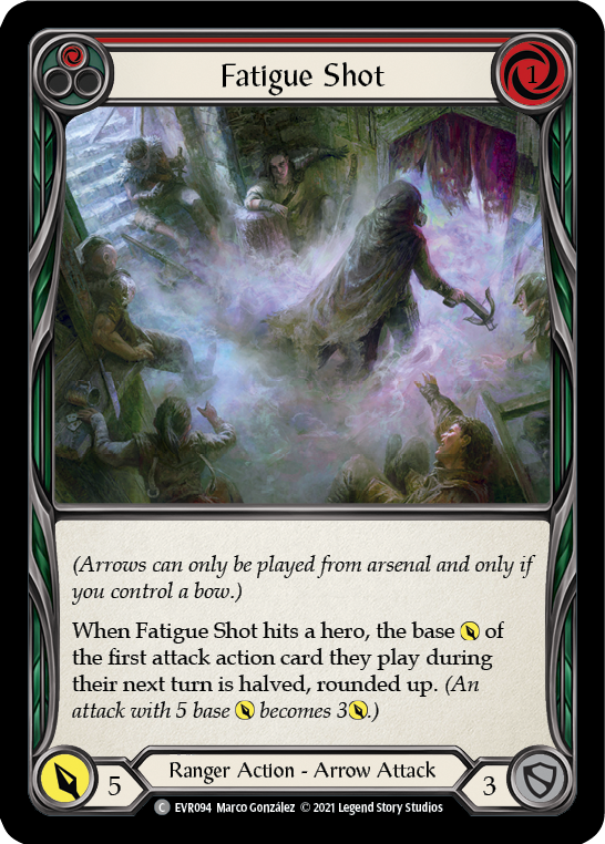 Fatigue Shot (Red) [EVR094] (Everfest)  1st Edition Normal | Webway Games