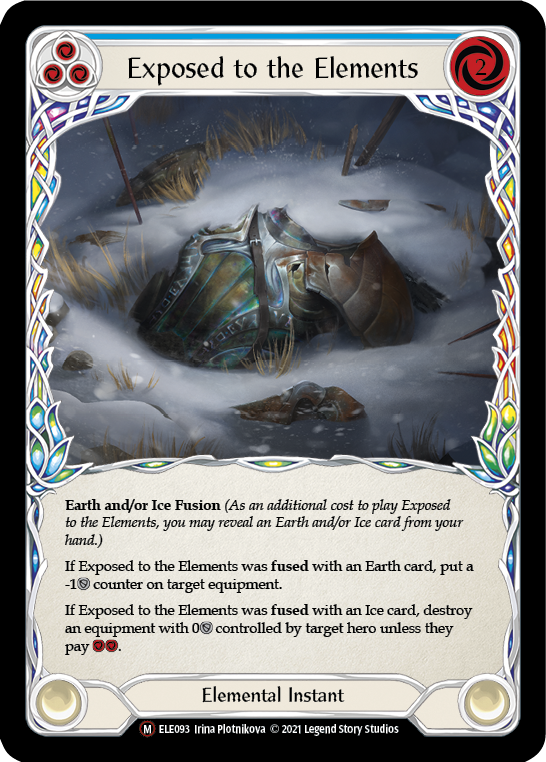 Exposed to the Elements [U-ELE093] Unlimited Normal | Webway Games