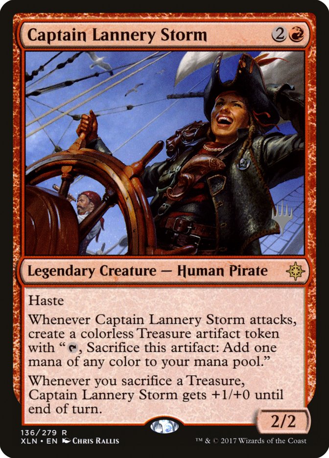 Captain Lannery Storm (Promo Pack) [Ixalan Promos] | Webway Games