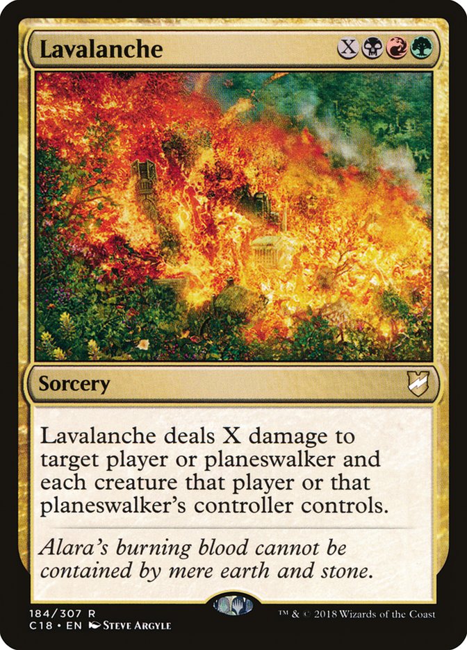 Lavalanche [Commander 2018] | Webway Games