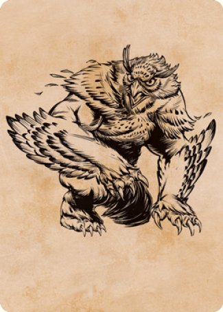 Owlbear (Showcase) Art Card [Dungeons & Dragons: Adventures in the Forgotten Realms Art Series] | Webway Games