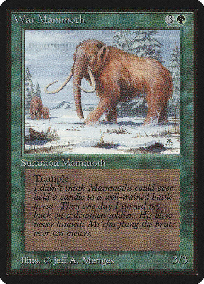 War Mammoth [Limited Edition Beta] | Webway Games
