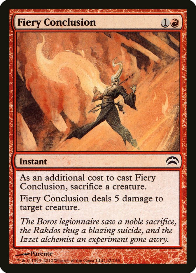 Fiery Conclusion [Planechase 2012] | Webway Games
