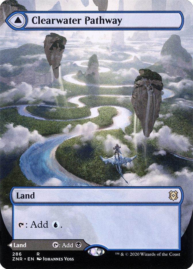 Clearwater Pathway // Murkwater Pathway (Borderless) [Zendikar Rising] | Webway Games
