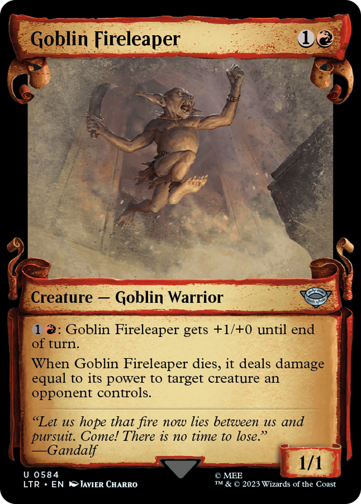 Goblin Fireleaper [The Lord of the Rings: Tales of Middle-Earth Showcase Scrolls] | Webway Games