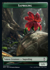 Beast // Saproling Double-sided Token [Streets of New Capenna Commander Tokens] | Webway Games