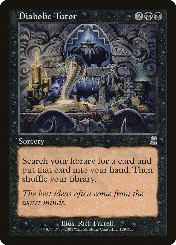 Diabolic Tutor [Odyssey] | Webway Games