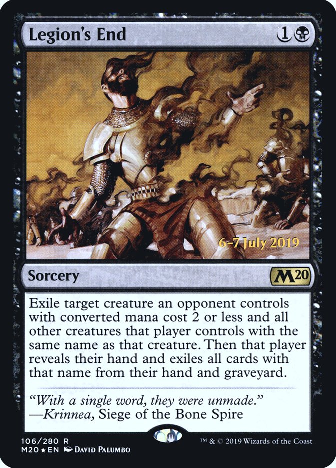 Legion's End  [Core Set 2020 Prerelease Promos] | Webway Games