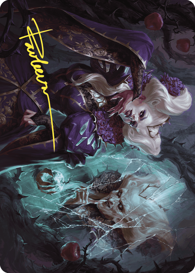 Conceited Witch Art Card (Gold-Stamped Signature) [Wilds of Eldraine Art Series] | Webway Games