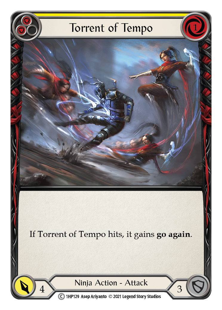 Torrent of Tempo (Yellow) [1HP129] | Webway Games