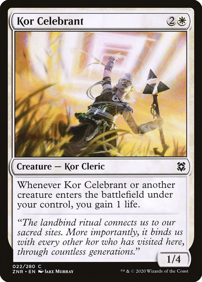 Kor Celebrant [Zendikar Rising] | Webway Games
