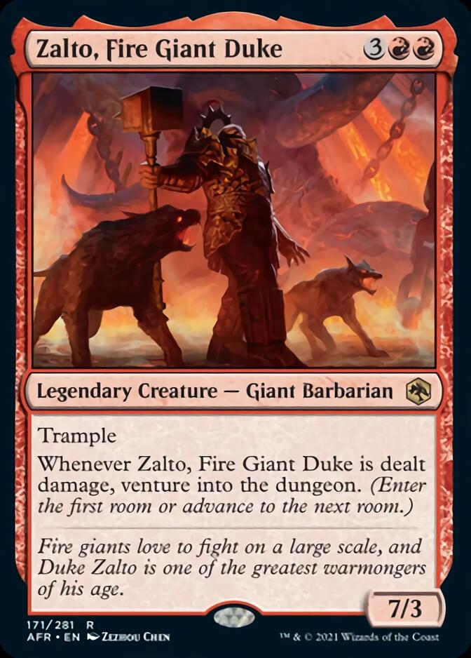 Zalto, Fire Giant Duke [Dungeons & Dragons: Adventures in the Forgotten Realms] | Webway Games