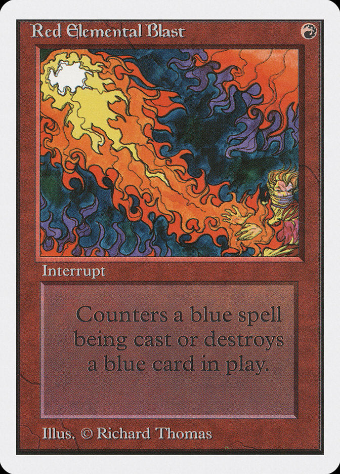 Red Elemental Blast [Unlimited Edition] | Webway Games