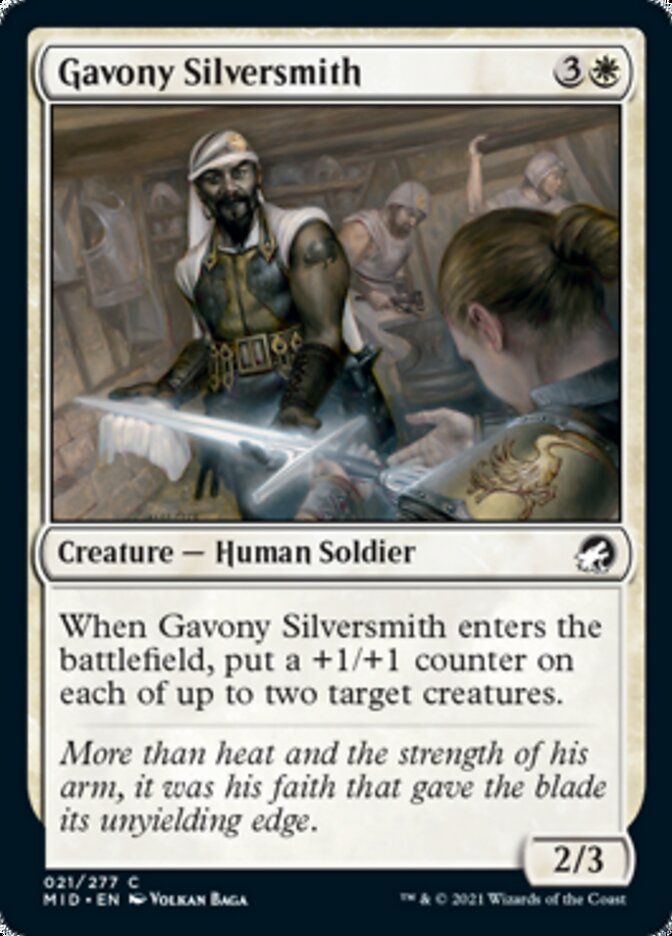 Gavony Silversmith [Innistrad: Midnight Hunt] | Webway Games