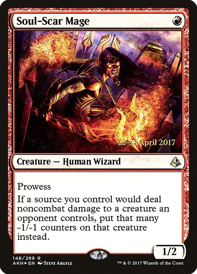 Soul-Scar Mage  (Prerelease) [Amonkhet Prerelease Promos] | Webway Games