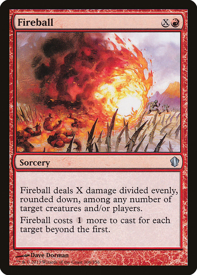 Fireball [Commander 2013] | Webway Games