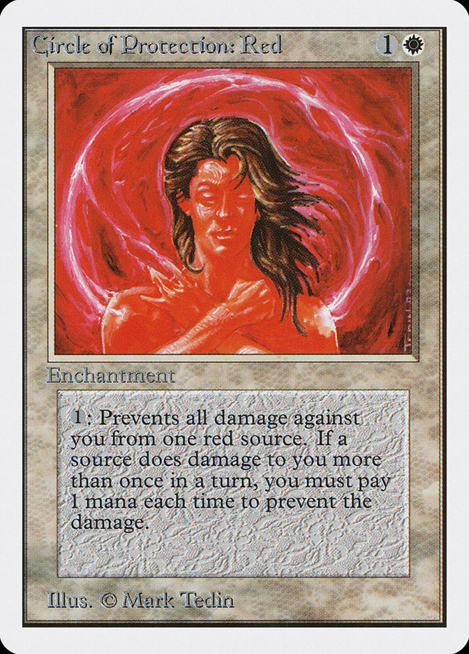 Circle of Protection: Red [Unlimited Edition] | Webway Games