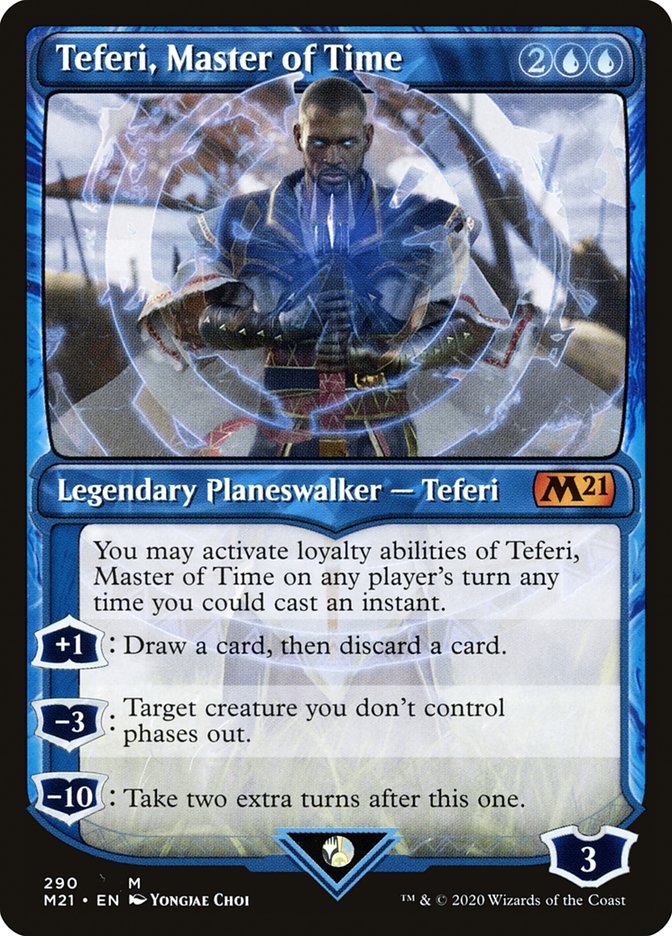 Teferi, Master of Time (Showcase) (290) [Core Set 2021] | Webway Games