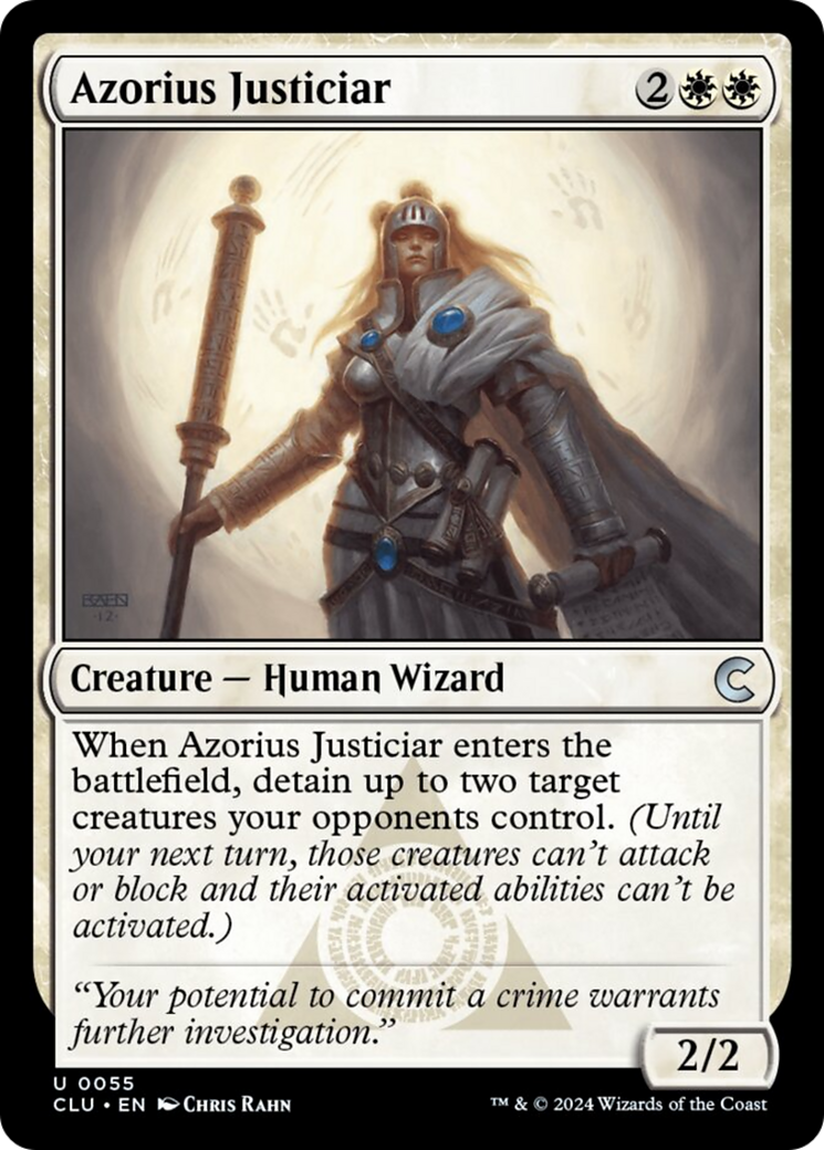 Azorius Justiciar [Ravnica: Clue Edition] | Webway Games