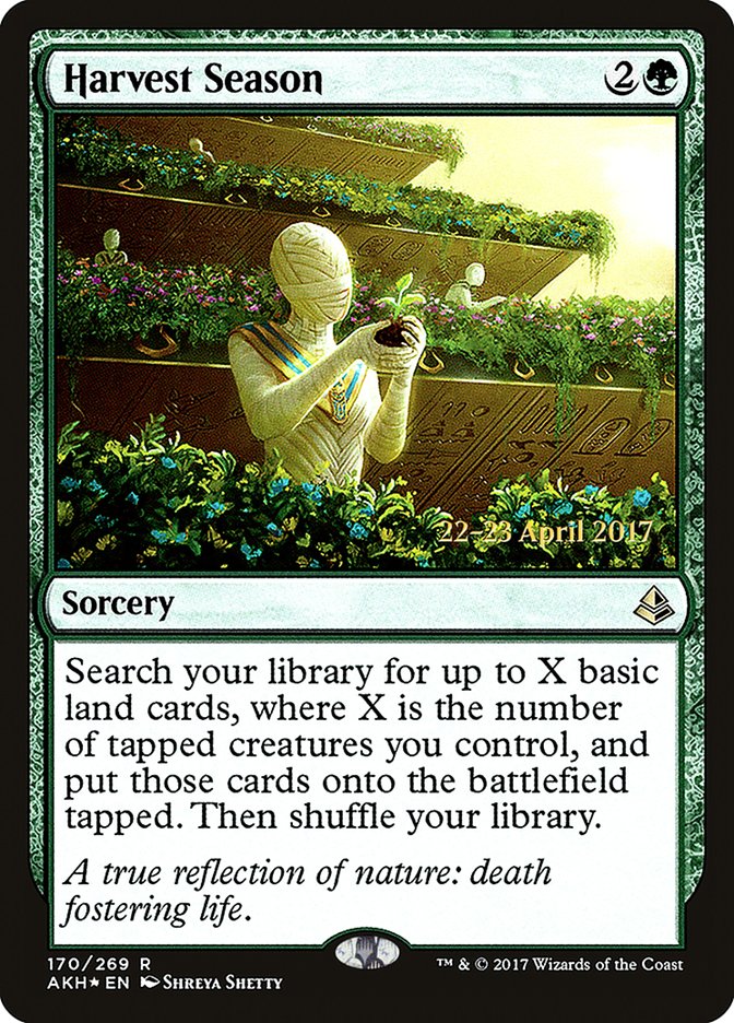 Harvest Season  (Prerelease) [Amonkhet Prerelease Promos] | Webway Games