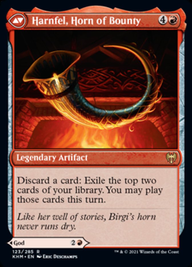 Birgi, God of Storytelling // Harnfel, Horn of Bounty [Kaldheim] | Webway Games