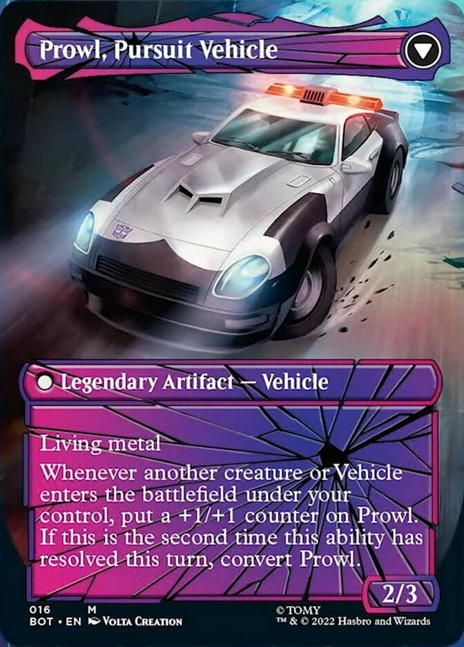 Prowl, Stoic Strategist // Prowl, Pursuit Vehicle (Shattered Glass) [Universes Beyond: Transformers] | Webway Games