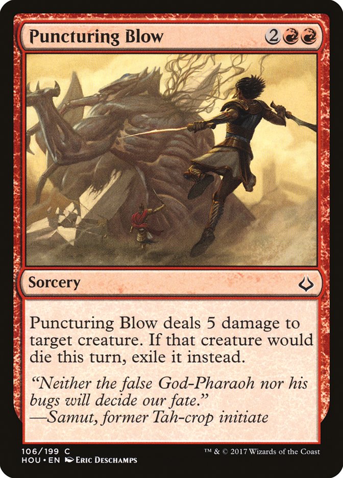 Puncturing Blow [Hour of Devastation] | Webway Games
