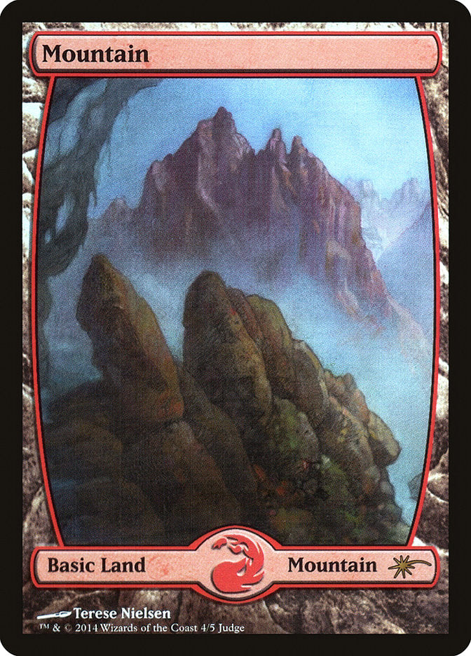 Mountain (#4★) [Judge Gift Cards 2014] | Webway Games