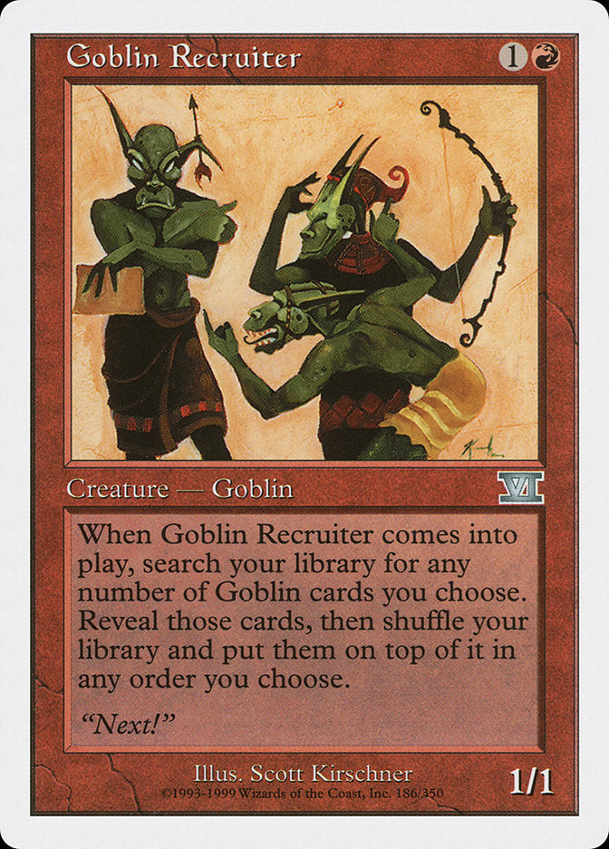 Goblin Recruiter [Classic Sixth Edition] | Webway Games