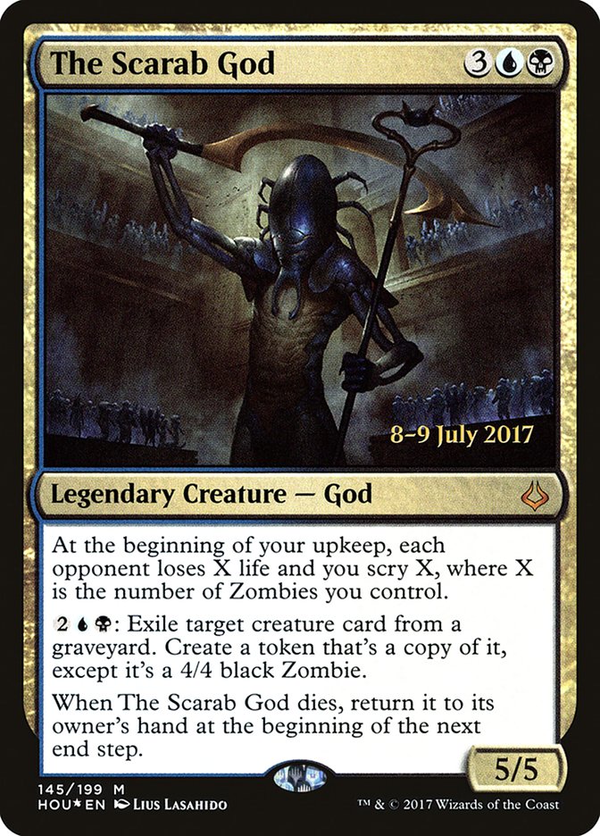 The Scarab God  (Prerelease) [Hour of Devastation Prerelease Promos] | Webway Games