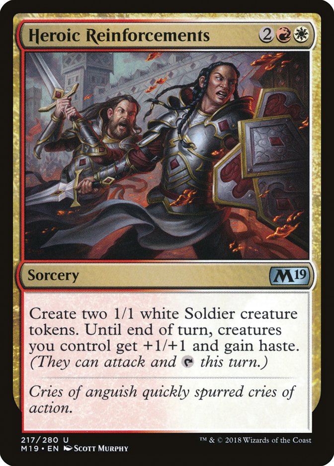 Heroic Reinforcements [Core Set 2019] | Webway Games