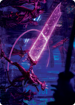 Enormous Energy Blade Art Card [Kamigawa: Neon Dynasty Art Series] | Webway Games