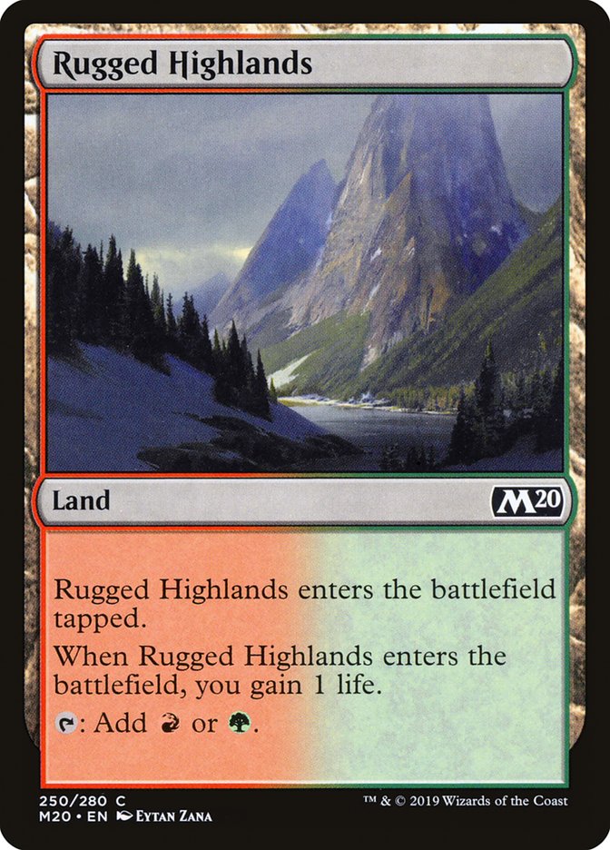 Rugged Highlands [Core Set 2020] | Webway Games