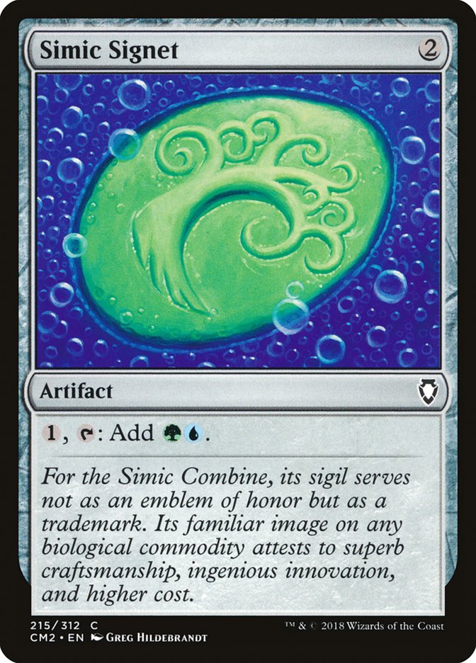 Simic Signet (215/312) [Commander Anthology Volume II] | Webway Games