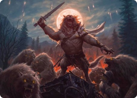 Tovolar, the Midnight Scourge 1 Art Card [Innistrad: Midnight Hunt Art Series] | Webway Games