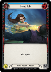 Head Jab (Blue) [U-WTR100] (Welcome to Rathe Unlimited)  Unlimited Rainbow Foil | Webway Games