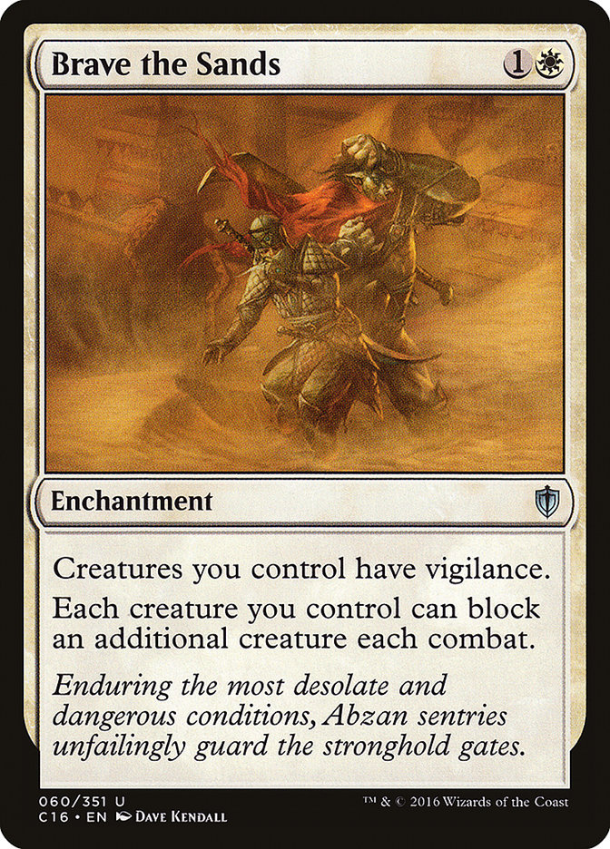 Brave the Sands [Commander 2016] | Webway Games