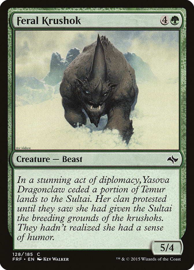 Feral Krushok [Fate Reforged] | Webway Games